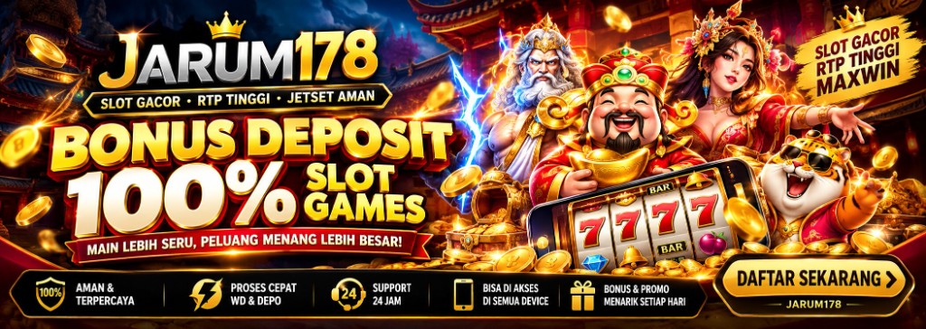 Banner ASIA100 bonus deposit 100% slot — RTP kompetitif, peluang keberuntungan 288 optimal